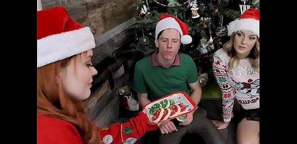  Naughty Family Celebrating Christmas in a Particular Way - Pornfam.com